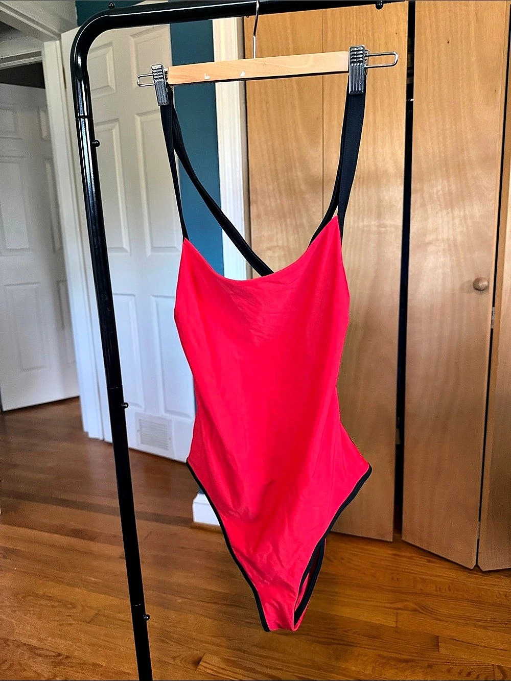 Instant Swim One-Piece Swimsuit in red Size 38 Like New